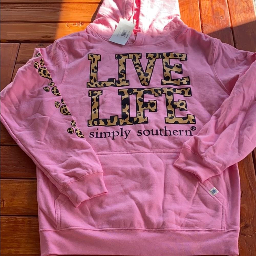 Simply Southern Pink ACDMY Truck Hoodie